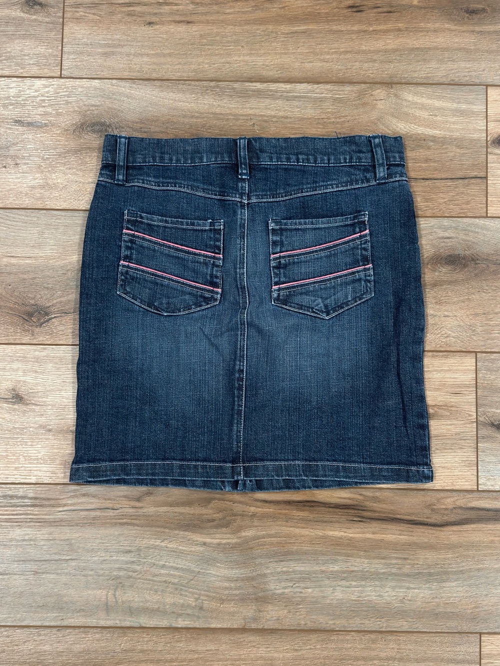 OLD NAVY Vintage 2005 Y2k Low-rise Cotton Denim Midi Skirt | Size 2